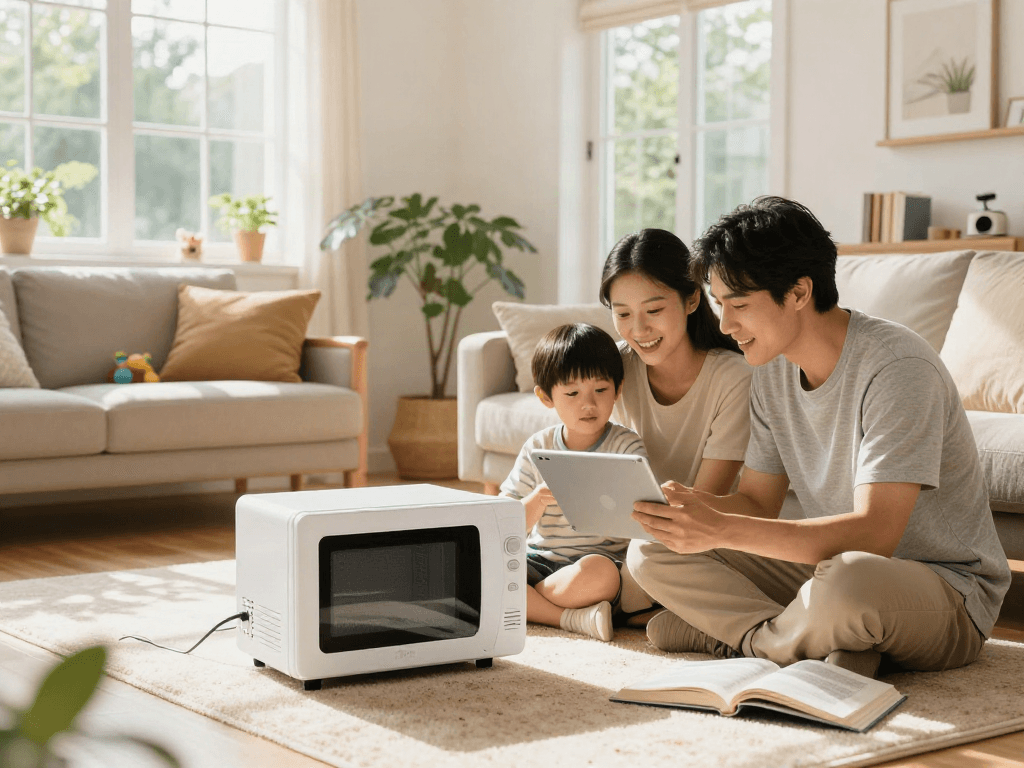 Traitement de Shashel® contre les insectes dans un salon familial lumineux et accueillant.