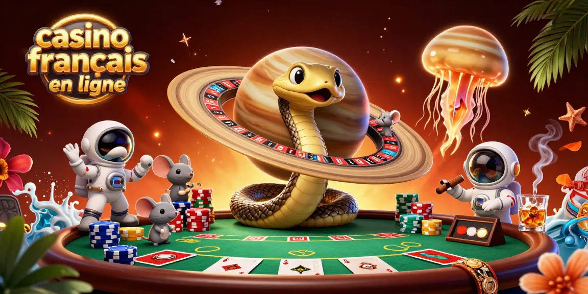 Les astronautes parient sur les segments des anneaux de Saturne dans un casino français en ligne.