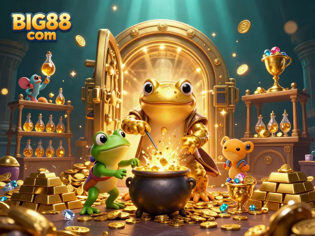 Engage in gaming at BIG88 com while exploring the rich treasures and adventure in an alchemist’s magical laboratory.