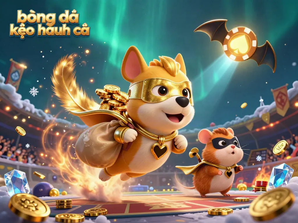 Experience thrilling moments with bóng đá kèo nhà cái in this vibrant 3D illustration of dynamic betting action.