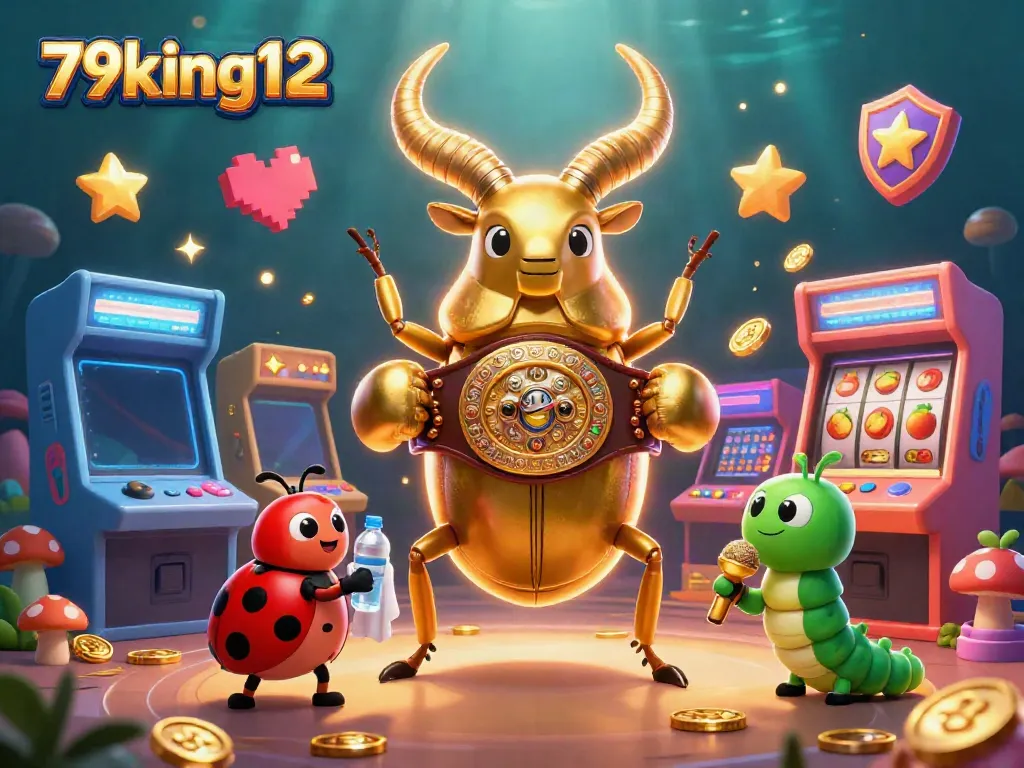 Experience the exciting scene of 79king12 with vibrant casino elements and dynamic characters in action.