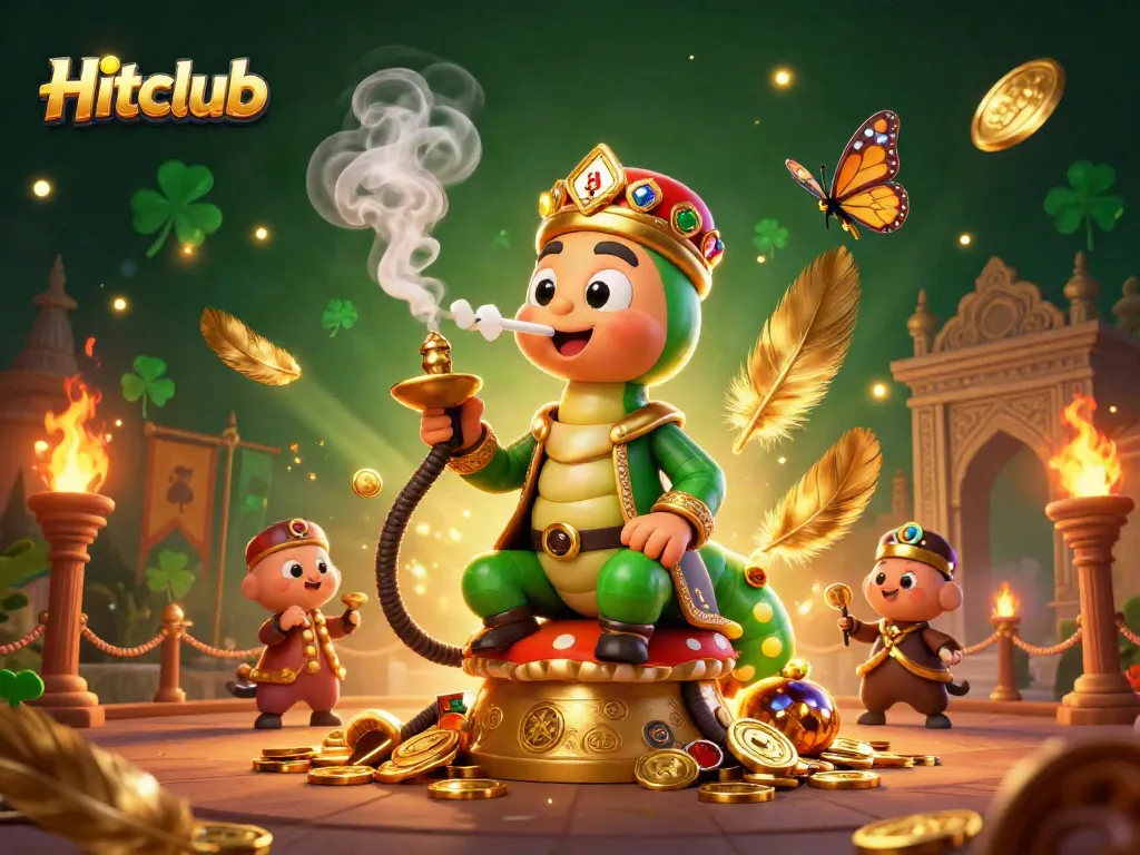 Hitclub offers a thrilling gaming experience featuring vibrant 3D characters and casino elements.