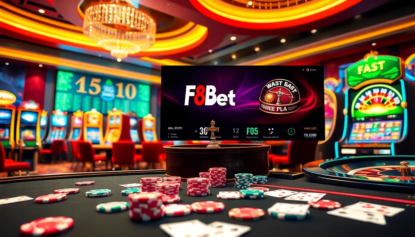 Experience thrilling gameplay at F8Bet, a premier online casino platform filled with exciting games.