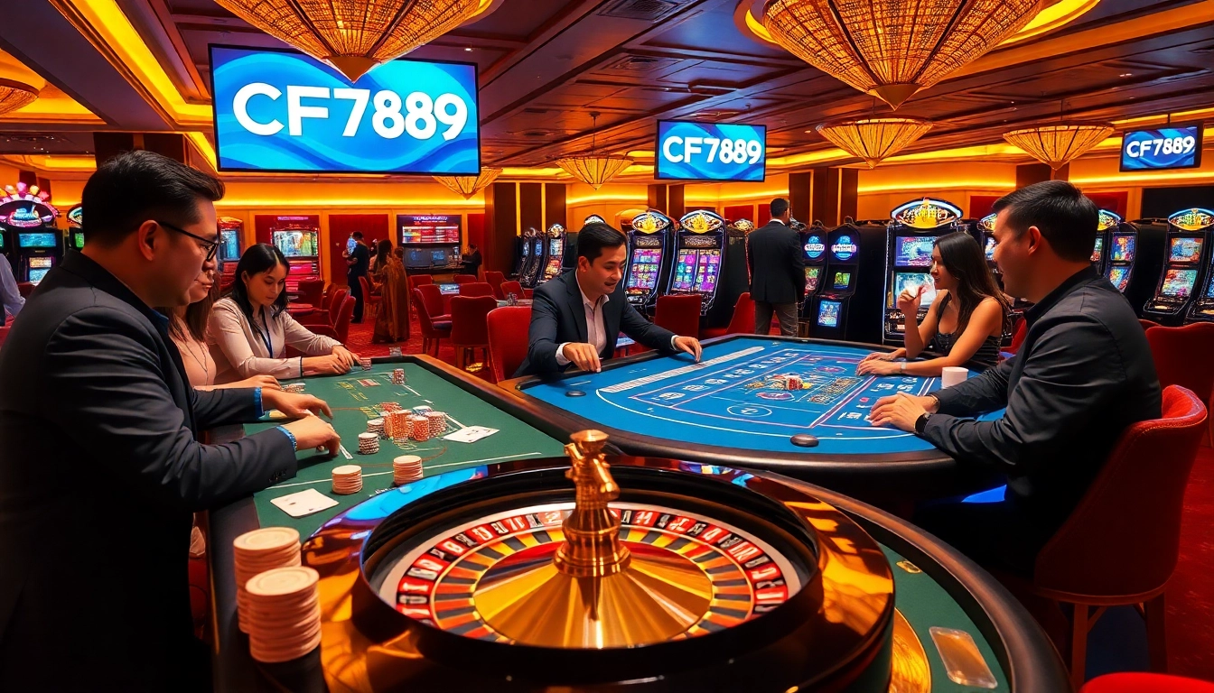 Experience the luxury of gambling at CF789 with vibrant casino games and excitement.