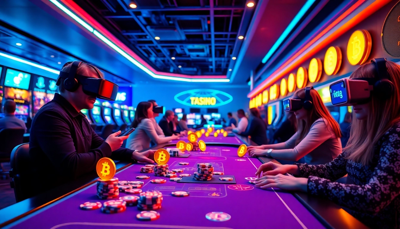 Découvrez le meilleur casino crypto avec des joueurs engagés et des symboles numériques vibrants.