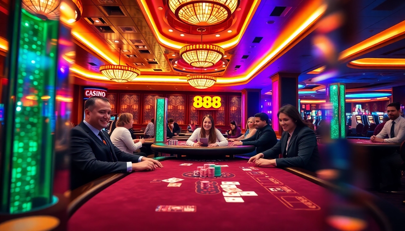 Experience high-stakes gameplay at u 888 with vibrant poker action and colorful chips.