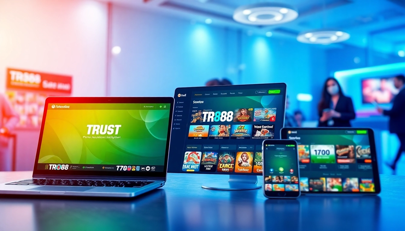 TR88 online entertainment platform with engaging games and professional support on various devices.