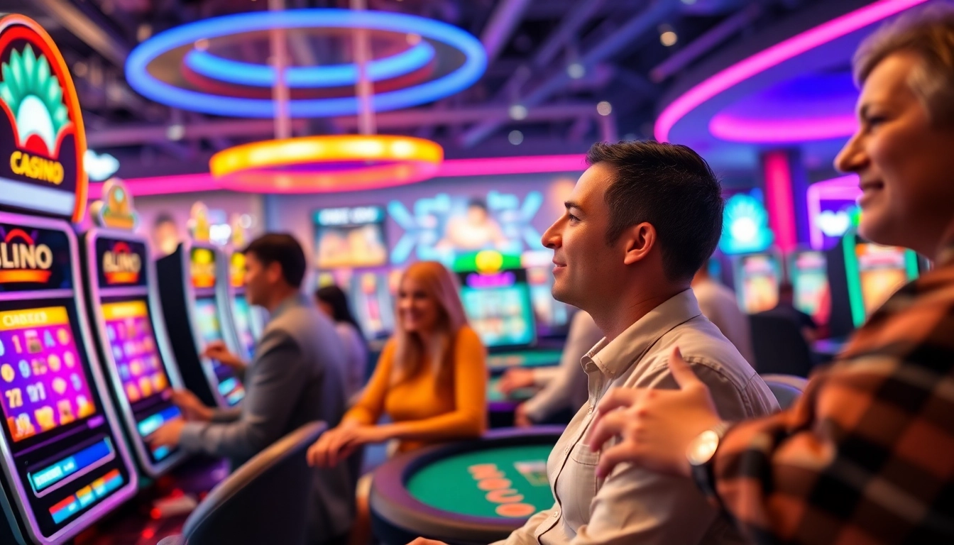 Expérience de jeux au meilleur casino en ligne avec une ambiance dynamique et esthétique.