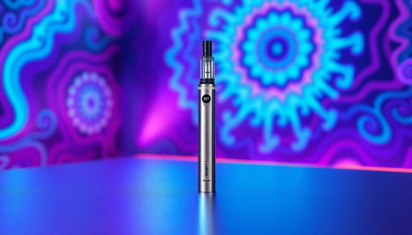 Buy DMT vape online with a premium product displayed in an artistic setting.