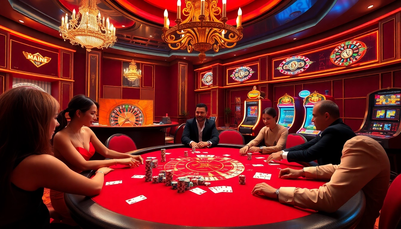 Engage in thrilling casino action with nohu-inspired poker gameplay and vibrant gaming elements.
