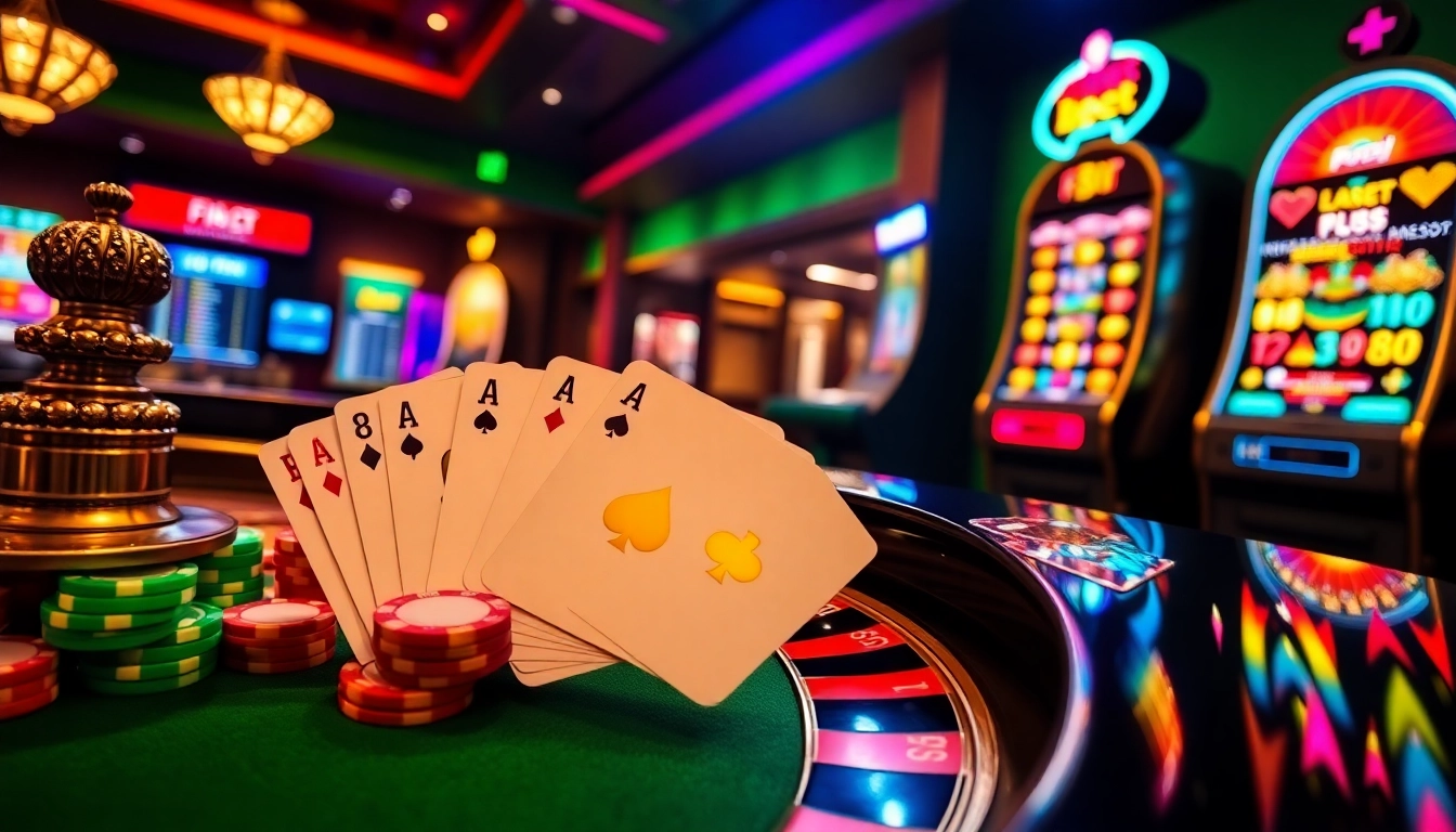 F8bet's exciting online gambling scene with roulette table and jackpot slot.