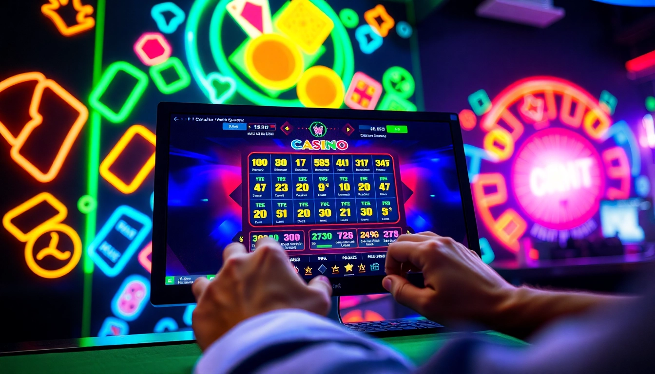 Découvrez le meilleur casino en ligne avec une interface de jeu immersive et énergique.