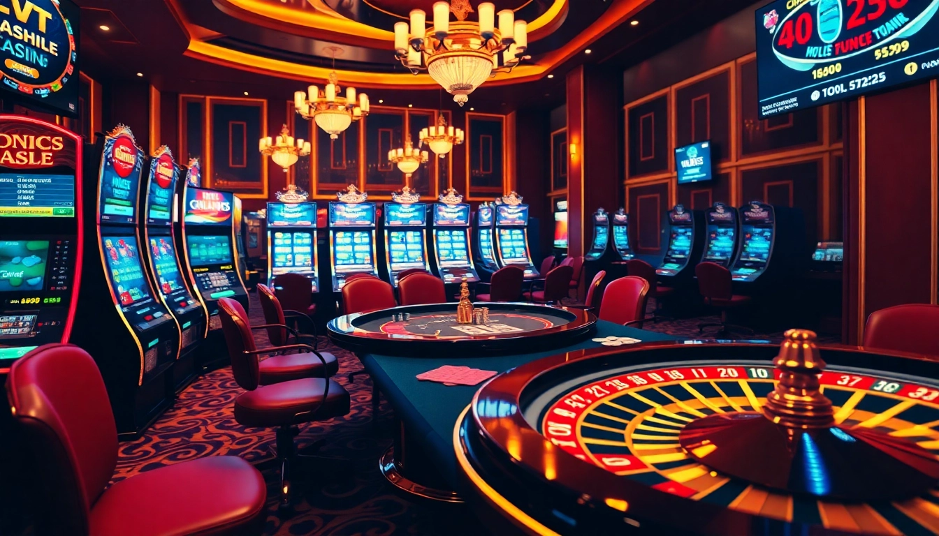 Experience the excitement at a casino en ligne Français with elegant tables and vibrant atmosphere.