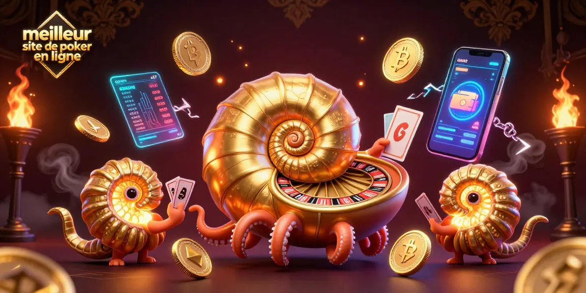Vibrez avec le meilleur site de poker en ligne, jouez stratégiquement autour de la table.