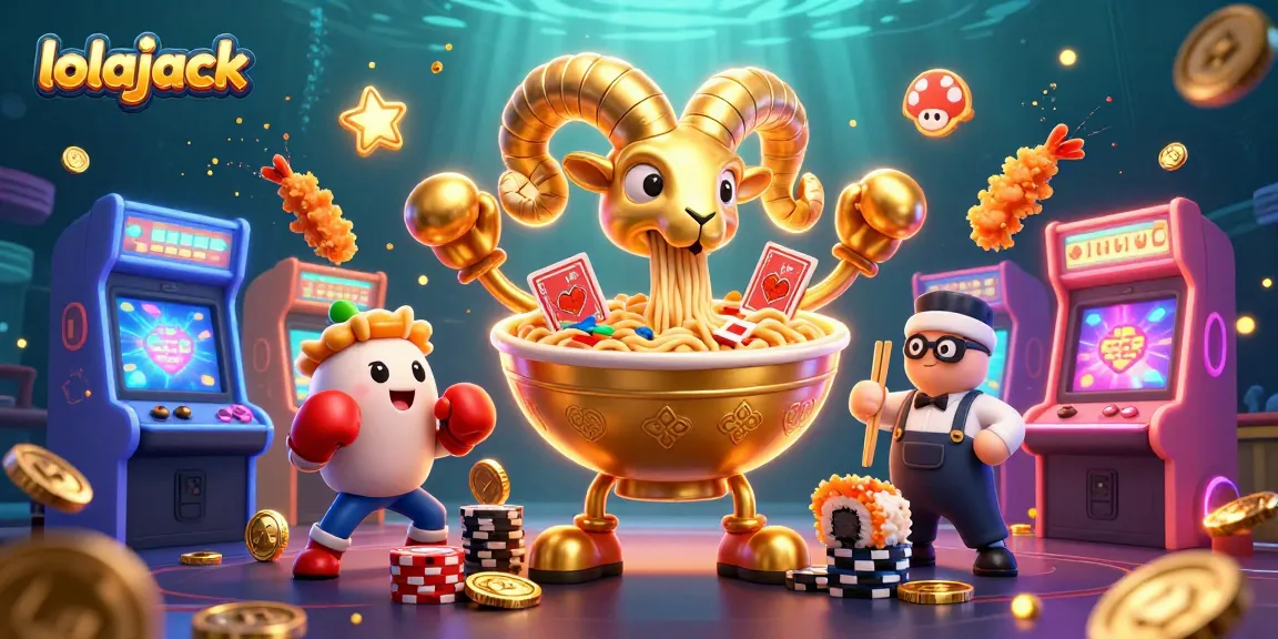 Engage with exciting gameplay at lolajack, featuring a vibrant casino scene with gaming elements.