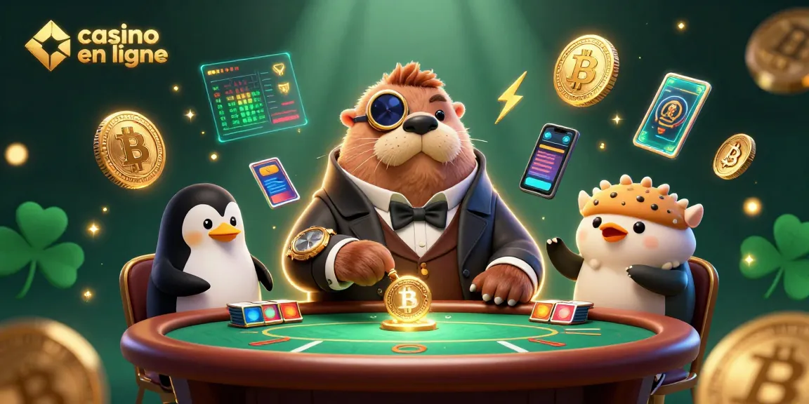 Plongez dans le casino en ligne avec un phoque joyeux jouant au poker, animé par un pingouin dealer, dans une ambiance pétillante et immersive.