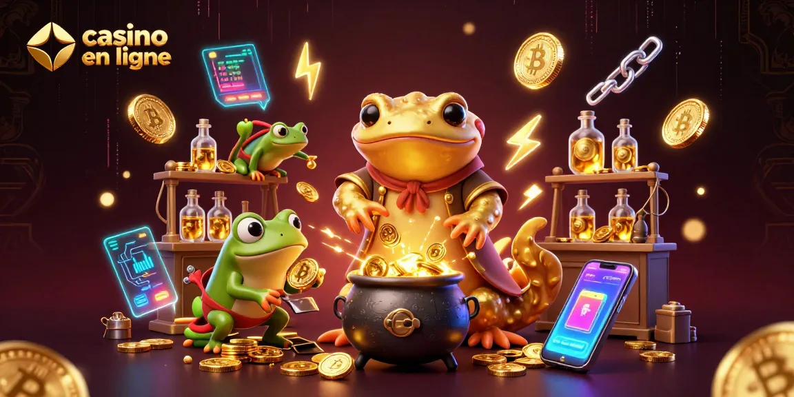 Gagnez aux jeux de casino en ligne avec un alchimiste doré transformant des métaux de base en pièces d'or.
