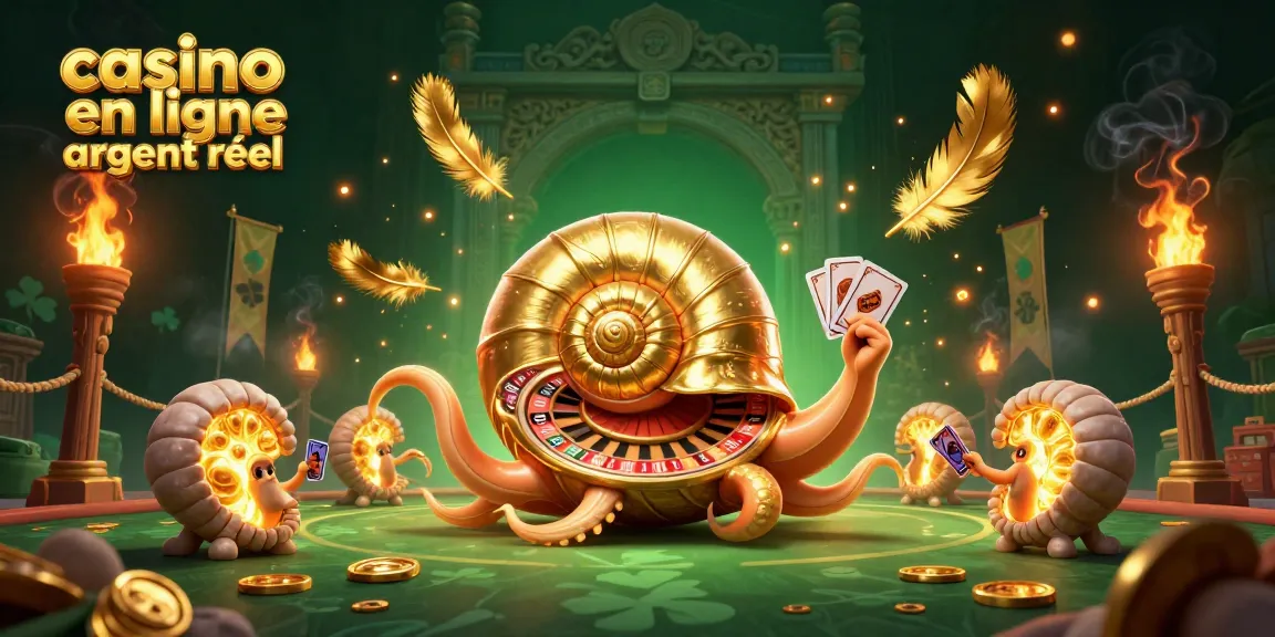 Jouez à casino en ligne argent réel avec une ambiance immersive d'un nautilus géant et des ammonites lumineuses.