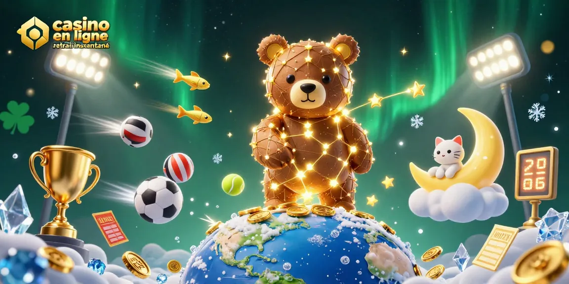 Visualisez un casino en ligne retrait instantané avec des personnages animés et des éléments de jeu dynamiques.