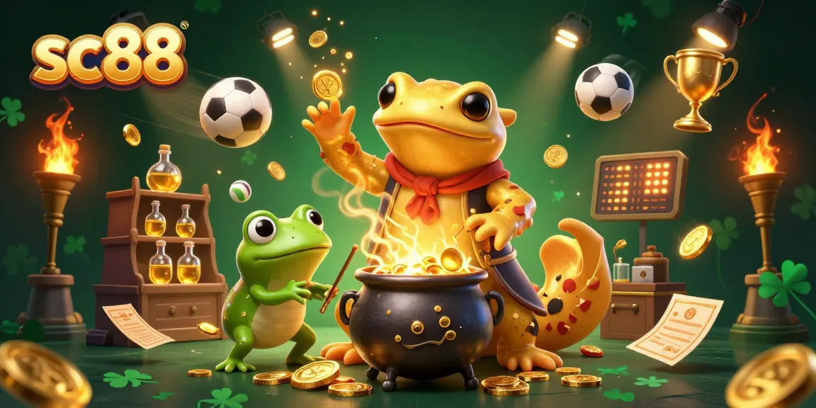 Experience betting excitement with sc88 as a golden salamander alchemist creates winning treasures.