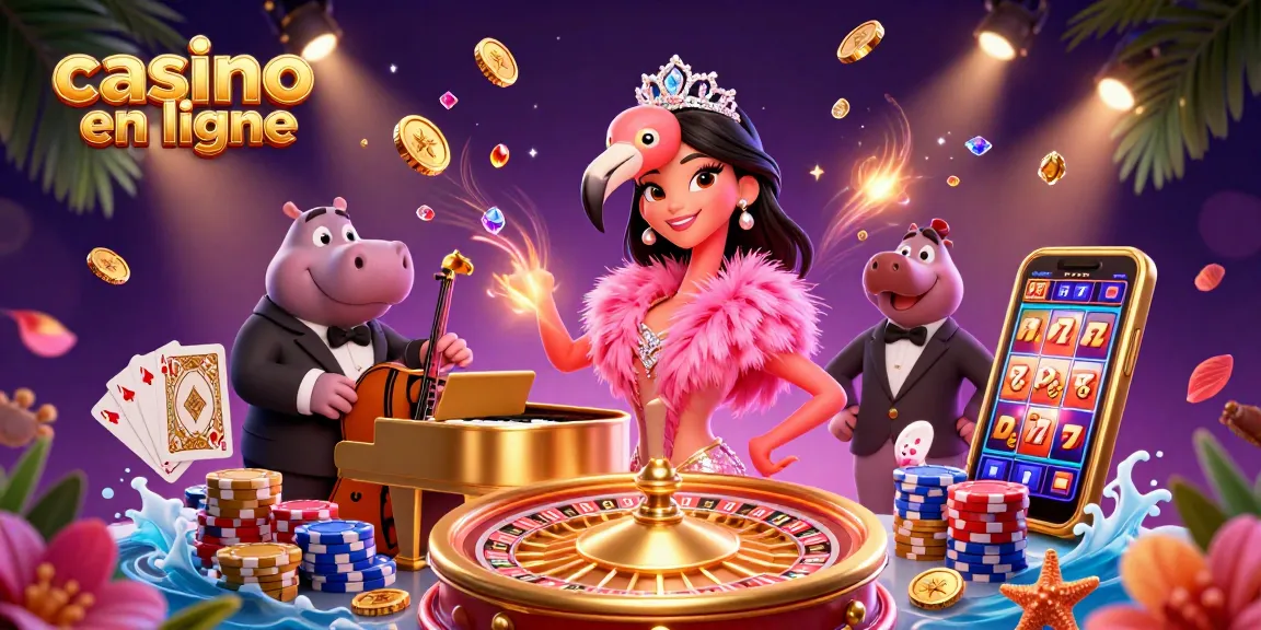 Des jeux captivants au casino en ligne, avec des personnages animés et des éléments interactifs.