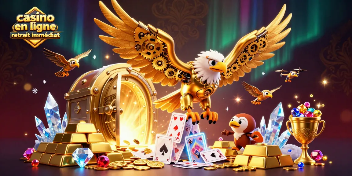 Cascades de cartes holographiques et trésors brillants dans un casino en ligne retrait immédiat